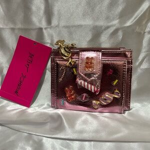 Betsey Johnson Candy Embellished Pink Wallet